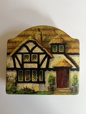 A Vintage Toffee Tin Thatched Cottage Tuckers of Totnes Devon ~ Clotted Cream