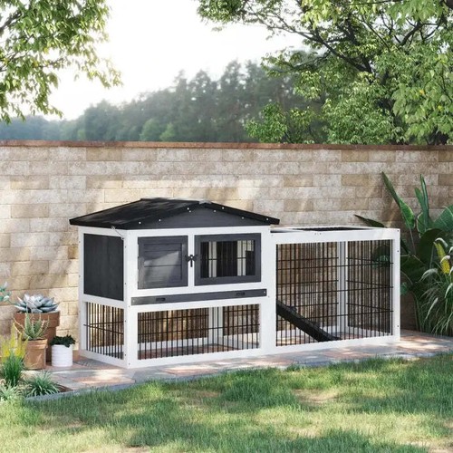 Pawhut rabbit cage - pawhut,