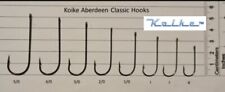 (+FREE GIFT)Koike Aberdeen Classic Hooks (4, 2, 1, 1/0, 2/0, 3/0, 4/0, 5/0)