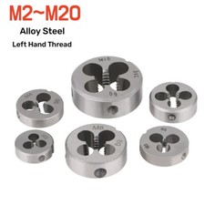 Metric Left Hand Screw Thread Die Threading Tool M2M2.5M3M4M5M6M8M12M13M14-M20