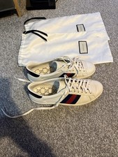 Gucci Ace Leather Sneakers Web