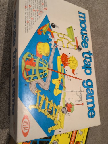 Vintage mousetrap board - mousetrap, game
