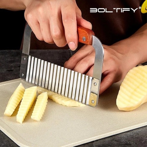 Crinkle cutter wavy - cutter, potato