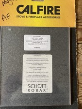 x2 Stove Glass 185x164 AARROW-ASTRA M&L HAMLET 9 & 15. VILLAGER-HERON.  A/B MK.1