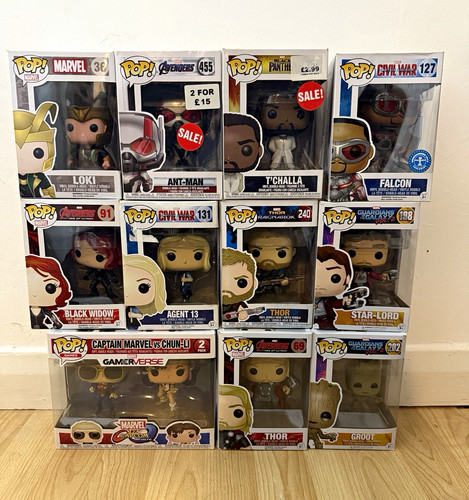 Funko pop marvel - x11, +