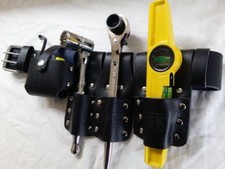 Scaffolding Leather Belt 4 PCS Full Tools Set - Top Quality Work TooL Belt DIY