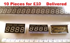 SEL-1818GB 7 Segment Display 4 Character 14 Pin 10 Pieces OM0230