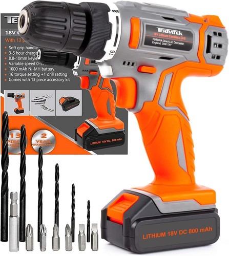 Terratek cordless drill - terratek,
