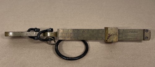 Brass buffalo scale - brass,