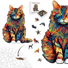 New Cat Wooden Jigsaw Puzzles