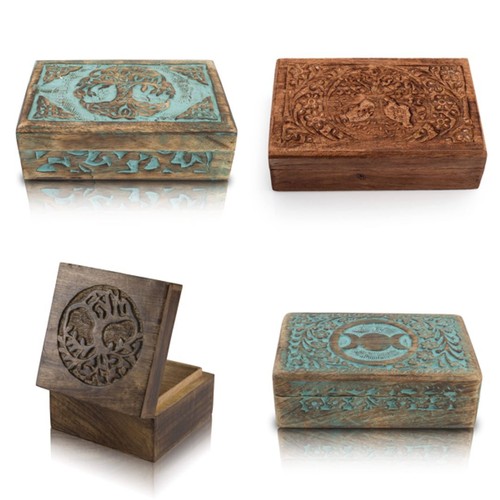 Wooden jewellery box antique - jewellery,