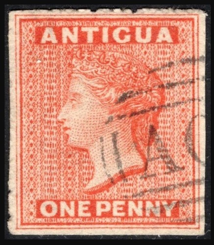 Antigua sg7b 1867 1d - sg7b, qv