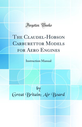 The claudel hobson - the, carburettor