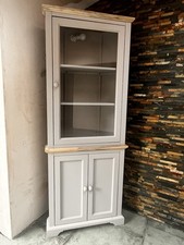 Wood Corner Display Cabinet