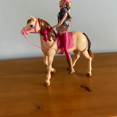 Mattel barbie saddle ride - barbie, saddle-n-ride