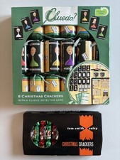 RETRO CLUEDO X6 CHRISTMAS CRACKERS & VINTAGE TOM SMITH CALEY X11 CRACKERS @WOW@