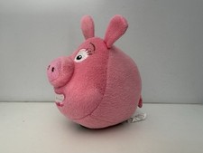 Disney Jungle Junction Zooter Pig soft toy plush Push Along Plastic Wheels Rare