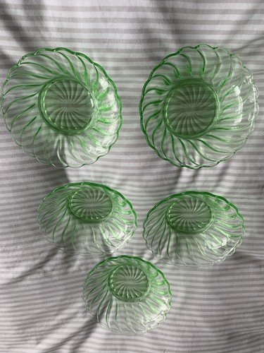 Bagley green uranium - green, glass