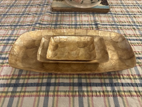 Vintage capiz genuine shell - capiz,