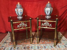 Pair italian designer - pair, brass