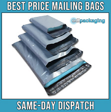 Eco-friendly Grey Mailing Bags Strong Parcel Postage Plastic Post Poly Self Seal