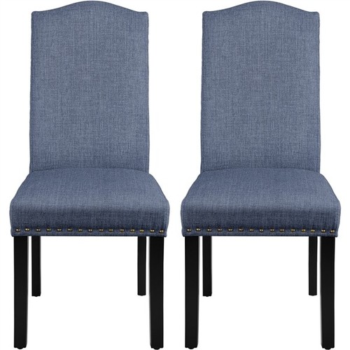 Dining chairs 2pcs - 2pcs, fabric