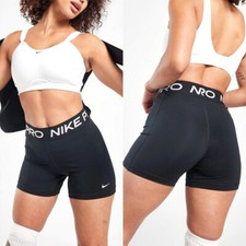 NIKE PRO 5" Kids Junior Girls Sport Shorts Age 10 to 17 Activewear