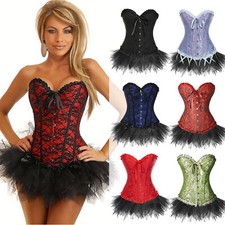 Women Overbusst Corset Dress
