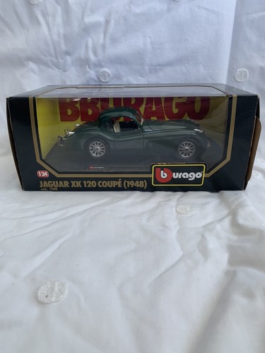 Burago jaguar xk120 coupe - jaguar,