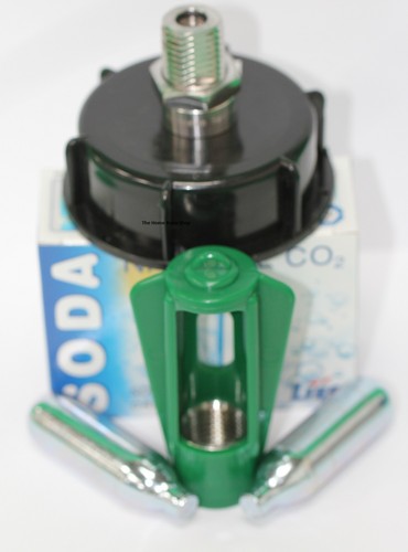 Co2 barrel cap stainless - co2,
