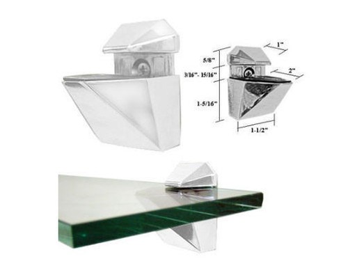 White adjustable glass wood - white,