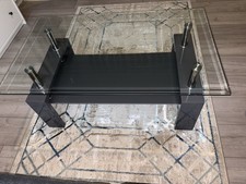 Coffee Table Clear Glass Top