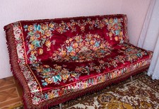 Vintage Floral Tapestry Throw