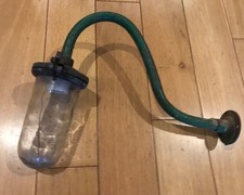 Vintage swan neck wall light - swan,