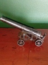 Vintage Cast Iron Cannon Model