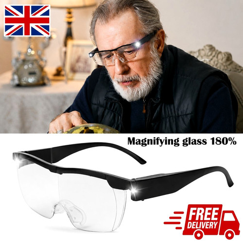180 magnifier glasses with - 180%,