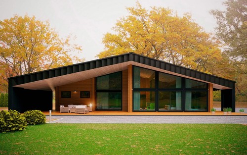 Prefab log cabin - prefab,