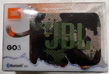 JBL GO 3 - Wireless Bluetooth portable speaker Squad USED