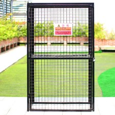 Black Gas Bottle Collapsible Cylinder Bottle Storage Galvanised Steel Mesh Cage