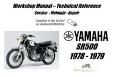 Yamaha SR500 SR 500 Service
