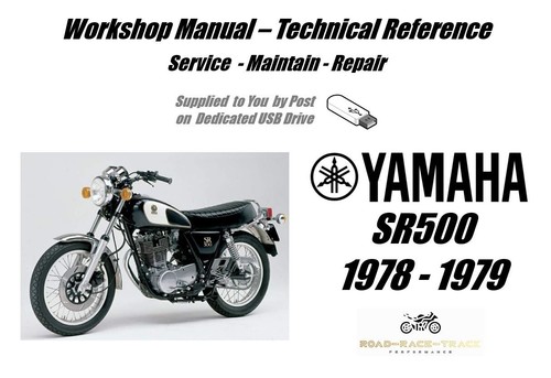 Yamaha sr500 500 service - yamaha,