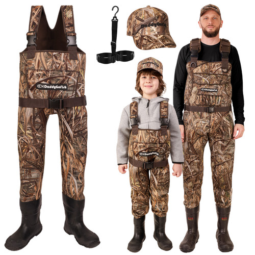 Neoprene chest waders - waders, kids