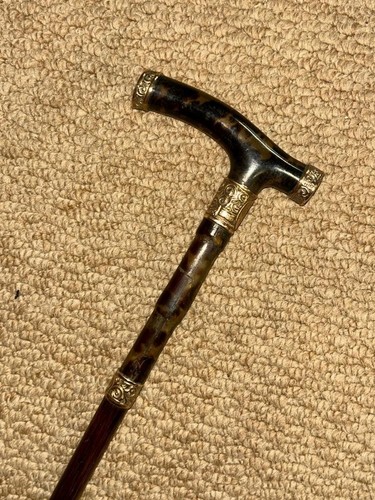 Antique side saddle - antique, cane