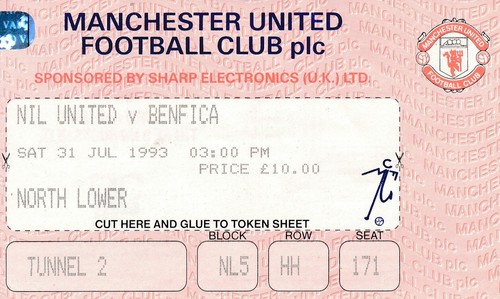Ticket manchester united v - manchester,