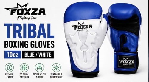 Leather boxing gloves 10oz - boxing,