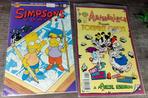 Vintage simpsons comics - vintage, &