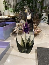 Crystal Clear Floral Plaque