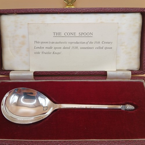 Vintage solid silver cone - vintage,