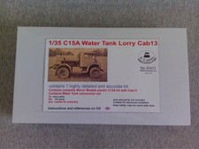 L. Z. Models 35431 C15A Water Tank Lorry Cab 13 in 1:35 scale
