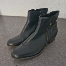 Clarks Womens Black Leather